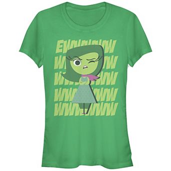 Disney / Pixar's Inside Out Disgust Ew Juniors' Fitted Graphic Tee