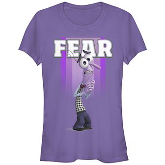 Disney / Pixar's Inside Out Fear Juniors' Fitted Graphic Tee