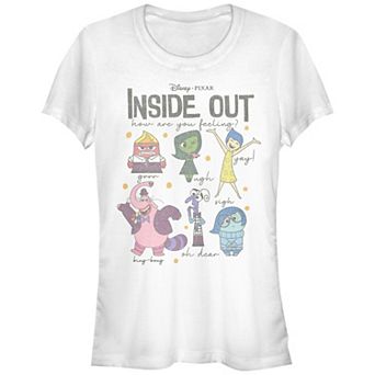 Disney / Pixar's Inside Out How Are You Feeling Juniors' Fitted Graphic Tee