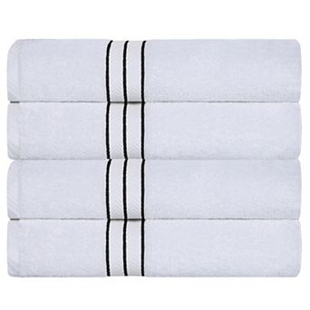 SUPERIOR 4 pc Turkish Cotton Ultra-Plush Bath Towel Set