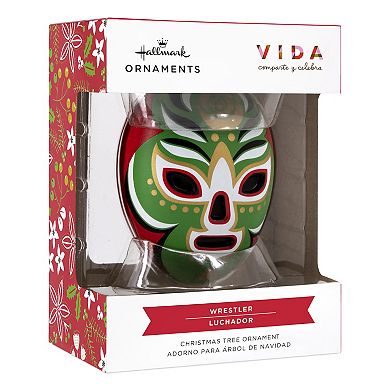 Vida Luchador Mask Hallmark Christmas Ornament