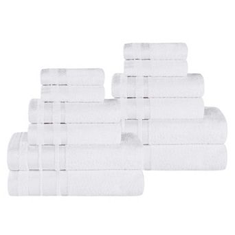 SUPERIOR 12 pc Hays Cotton Absorbent Towel Set