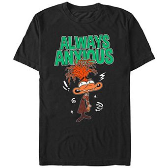 Disney / Pixar's Inside Out 2 Always Anxious Men's Graphic Tee