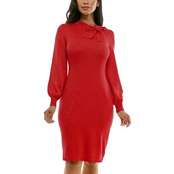Women's Nina Leonard Column Sweater Dress