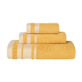 SUPERIOR 3 pc Hays Cotton Absorbent Towel Set