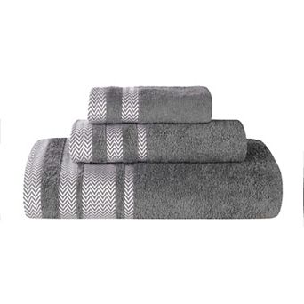 SUPERIOR 3 pc Hays Cotton Absorbent Towel Set