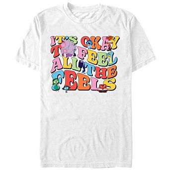 Disney / Pixar's Inside Out 2 It's Ok To Feel All The Feels Men's Graphic Tee