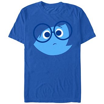 Disney / Pixar's Inside Out Sad Face Men's Graphic Tee