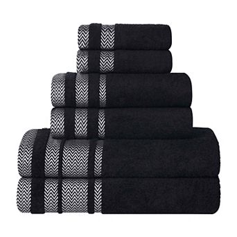 SUPERIOR 6 pc Hays Cotton Absorbent Towel Set