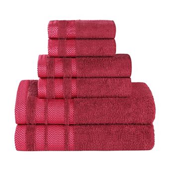 SUPERIOR 6 pc Hays Cotton Absorbent Towel Set