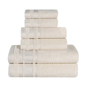 SUPERIOR 6 pc Hays Cotton Absorbent Towel Set