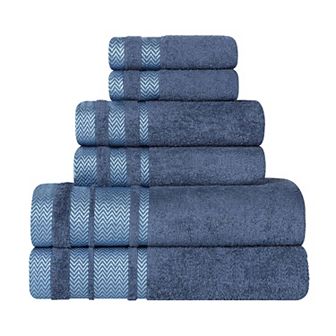 SUPERIOR 6 pc Hays Cotton Absorbent Towel Set