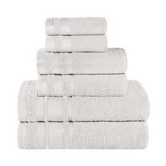 SUPERIOR 6 pc Hays Cotton Absorbent Towel Set