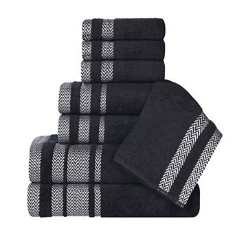 SUPERIOR 8 pc Hays Cotton Absorbent Towel Set