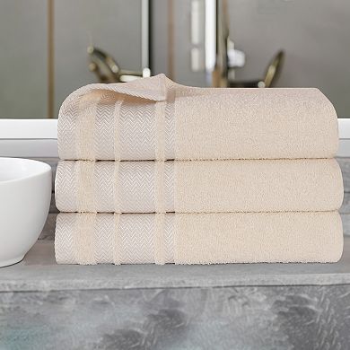 SUPERIOR Hays Cotton Absorbent 3-piece Bath Towel Set