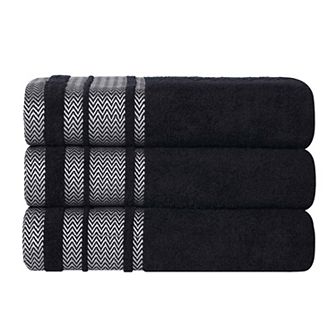 SUPERIOR Hays Cotton Absorbent 3 pc Bath Towel Set