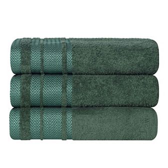SUPERIOR Hays Cotton Absorbent 3 pc Bath Towel Set
