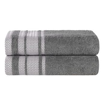 SUPERIOR Hays 2 pc Cotton Absorbent Bath Towel Set