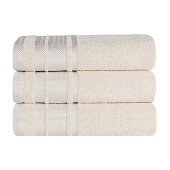 SUPERIOR Hays Cotton Absorbent 3 pc Bath Towel Set
