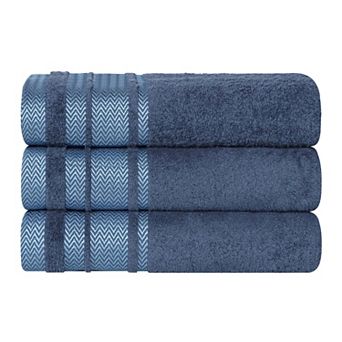 SUPERIOR Hays Cotton Absorbent 3 pc Bath Towel Set