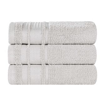 SUPERIOR Hays Cotton Absorbent 3 pc Bath Towel Set