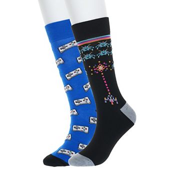 Men's Twisted Toes 2-Pack Novelty Socks