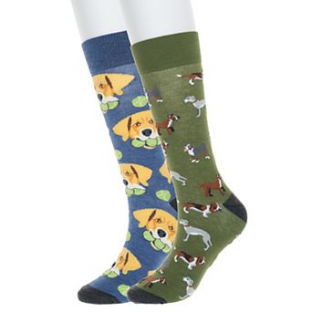 Men's Twisted Toes 2-Pack Fun Novelty Socks