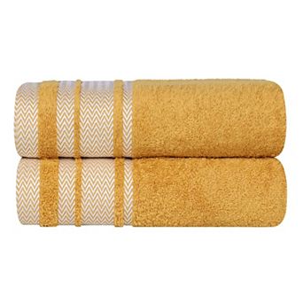 SUPERIOR 2 pc Hays Cotton Absorbent Bath Sheet Set