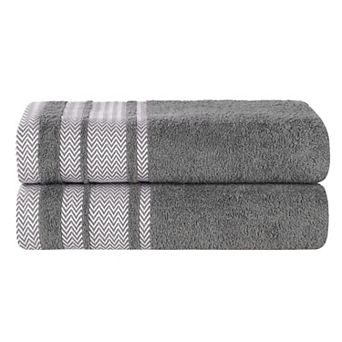 SUPERIOR 2 pc Hays Cotton Absorbent Bath Sheet Set