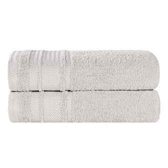 SUPERIOR 2 pc Hays Cotton Absorbent Bath Sheet Set