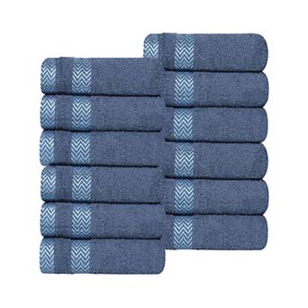 SUPERIOR 12 pc Hays Cotton Washcloth Set