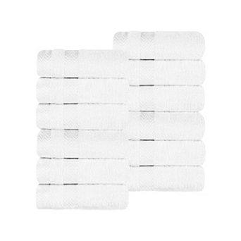 SUPERIOR 12 pc Hays Cotton Washcloth Set