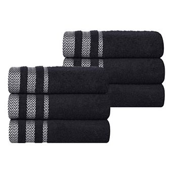 SUPERIOR 6 pc Hays Cotton Absorbent Hand Towel Set