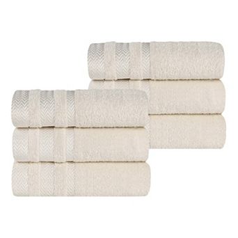 SUPERIOR 6 pc Hays Cotton Absorbent Hand Towel Set