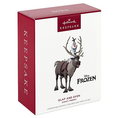 Disney's Frozen Olaf and Sven Hallmark Keepsake Christmas Ornament