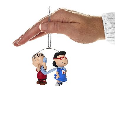 The Peanuts Gang Super Lucy and Linus Hallmark Keepsake Christmas Ornament