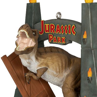 Welcome to Jurassic Park Hallmark Keepsake Christmas Ornament