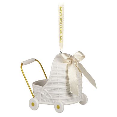 Baby's First Christmas Pram 2024 Hallmark Keepsake Christmas Ornament