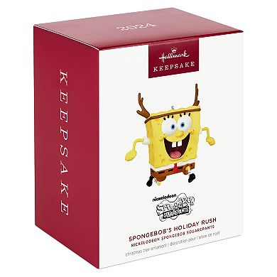 Nickelodeon SpongeBob SquarePants SpongeBob's Holiday Rush Hallmark Keepsake Christmas Ornament