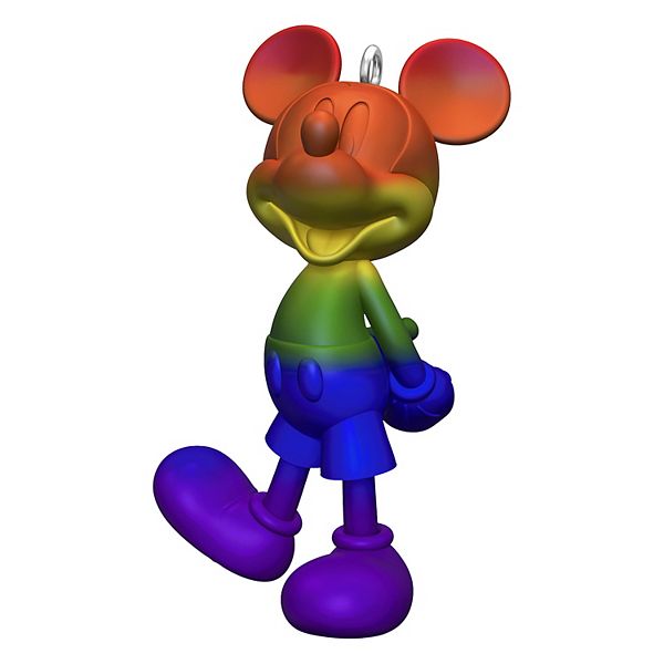 Disney's Mickey Mouse Rainbow Mickey Hallmark Keepsake Christmas Ornament - Multi