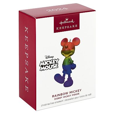 Disney's Mickey Mouse Rainbow Mickey Hallmark Keepsake Christmas Ornament