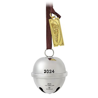 The Polar Express 20th Anniversary Santa's Sleigh Bell 2024 Hallmark Keepsake Christmas Ornament