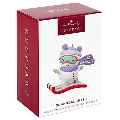 Granddaughter 2024 Hallmark Keepsake Christmas Ornament