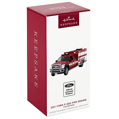 Fire Brigade 2011 Ford F-550 Fire Engine 2024 Hallmark Keepsake