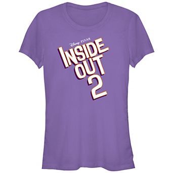Disney / Pixar's Inside Out 2 Title Logo Juniors' Fitted Graphic Tee