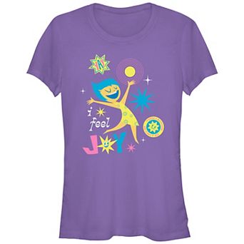 Disney / Pixar's Inside Out 2 I Feel Joy Juniors' Fitted Graphic Tee