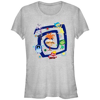 Disney / Pixar's Inside Out 2 All Emotions Juniors' Fitted Graphic Tee