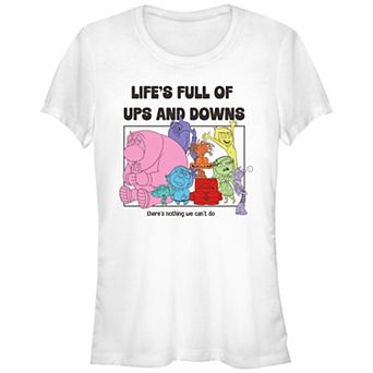 Disney / Pixar's Inside Out 2 Life's Full Of Ups And Downs Juniors' Fitted Graphic Tee