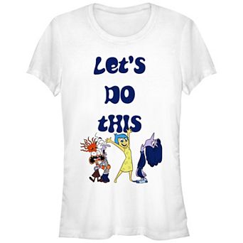Disney / Pixar's Inside Out 2 Let's Do This Juniors' Fitted Graphic Tee