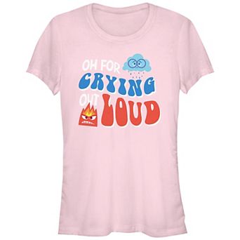 Disney / Pixar's Inside Out 2 Oh For Crying Out Loud Juniors' Fitted Graphic Tee
